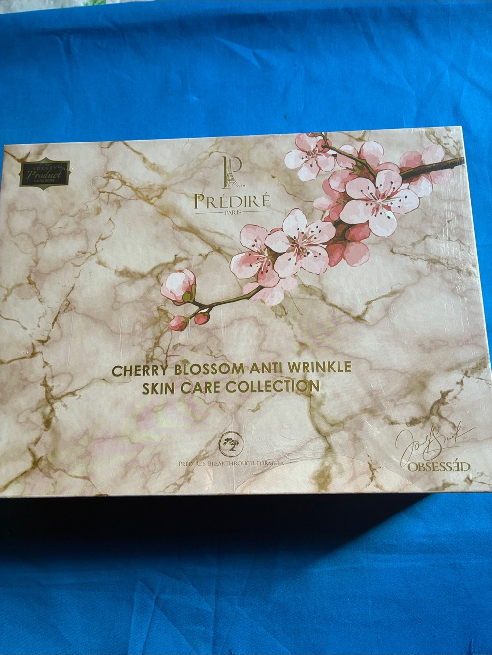 Prédiré Cherry Blossom Anti Wrinkle Skin Care Collection - Pink & Gold Box